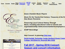 Tablet Screenshot of ecmp.org
